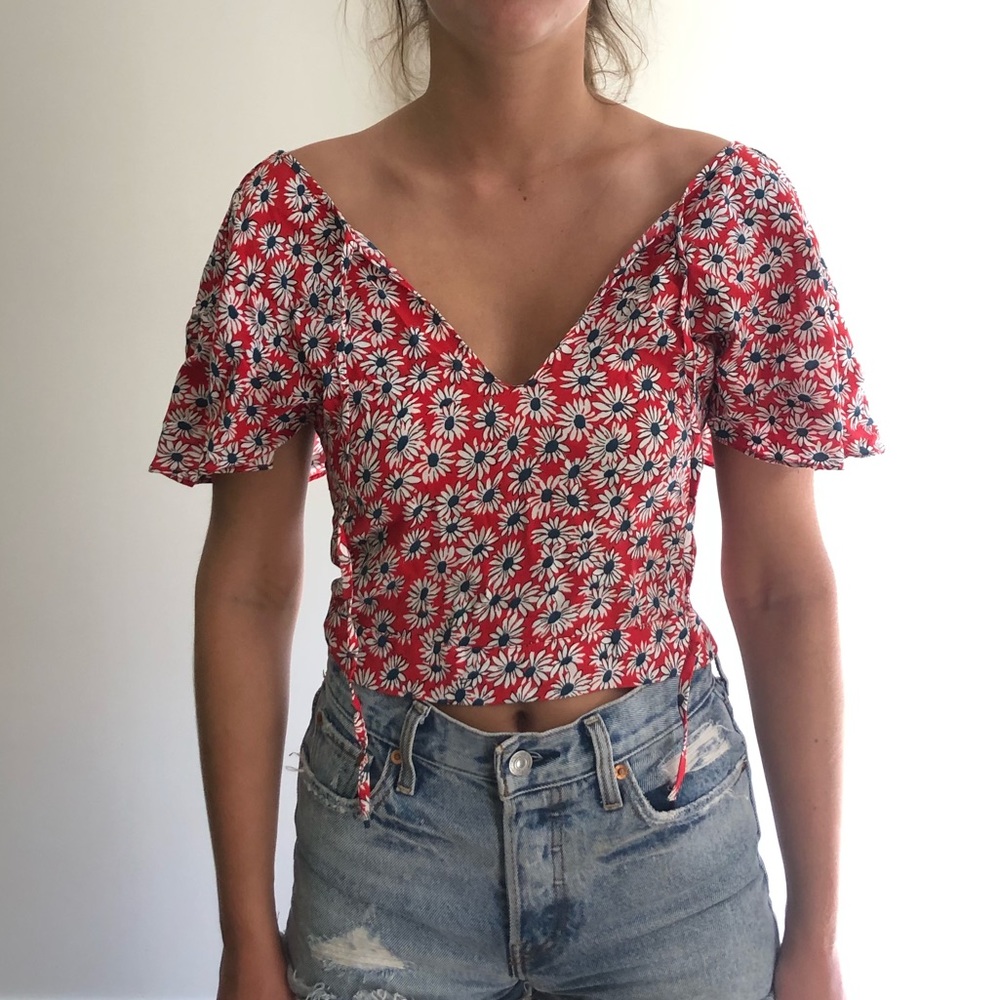 Zara Floral Top